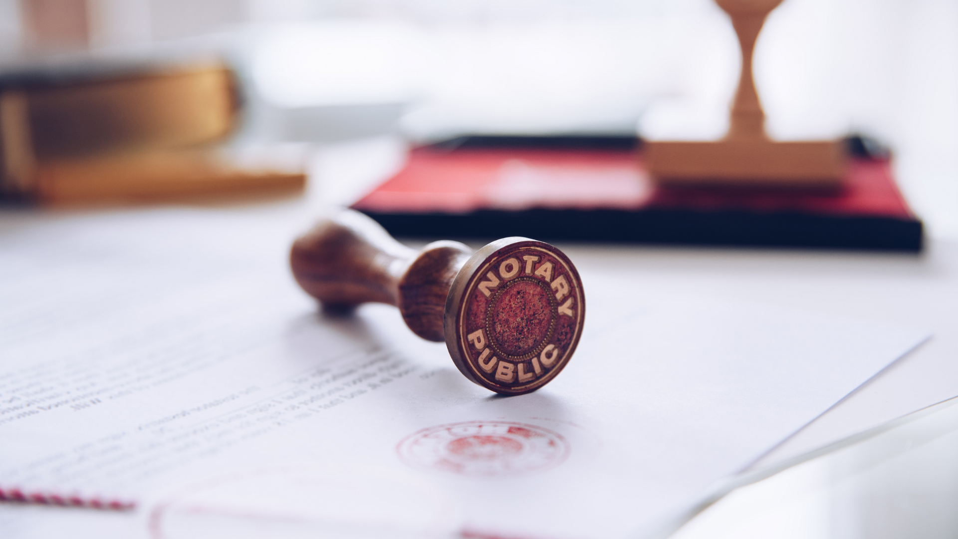Professional documents and pen on a desk
